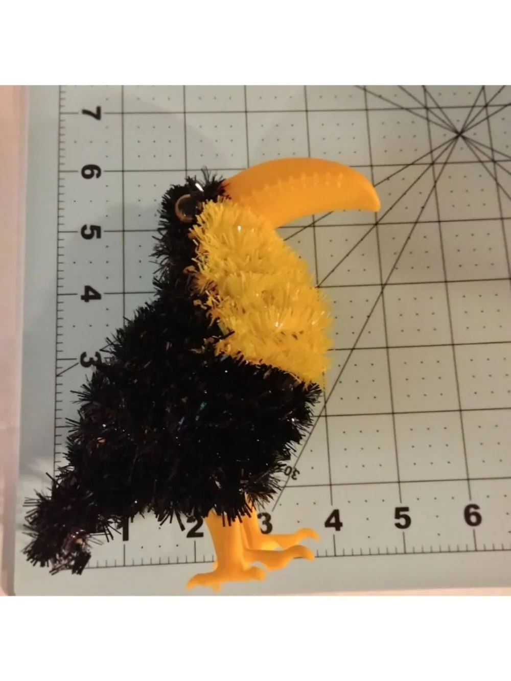 Tinsel Toucan Figure Topical Party Decor Tiki Luau